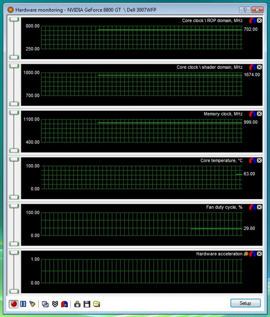 [23/03/2009] Im HW-Monitor tauchen nun beide Einträge auf. Damit die HW-Acceleration jedoch tatsächlich angezeigt wird, müssen Sie weitere Parameter setzen - dazu gleich mehr.