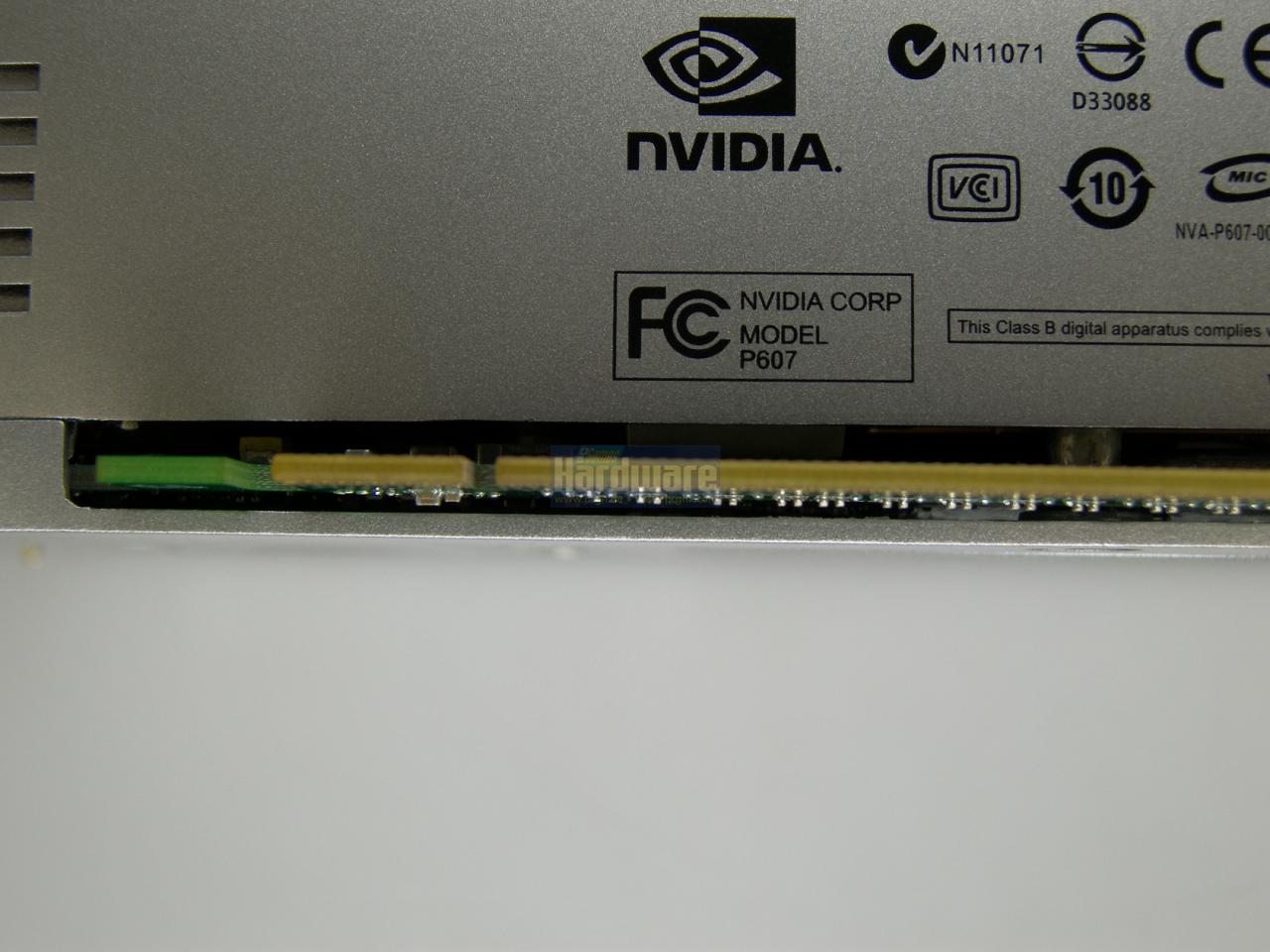 [26/03/2009] PNY Quadro FX 5800: 4.096 MiByte und 240 ALUs für 2.500 Euro: Keine Speicherchips auf der Rückseite