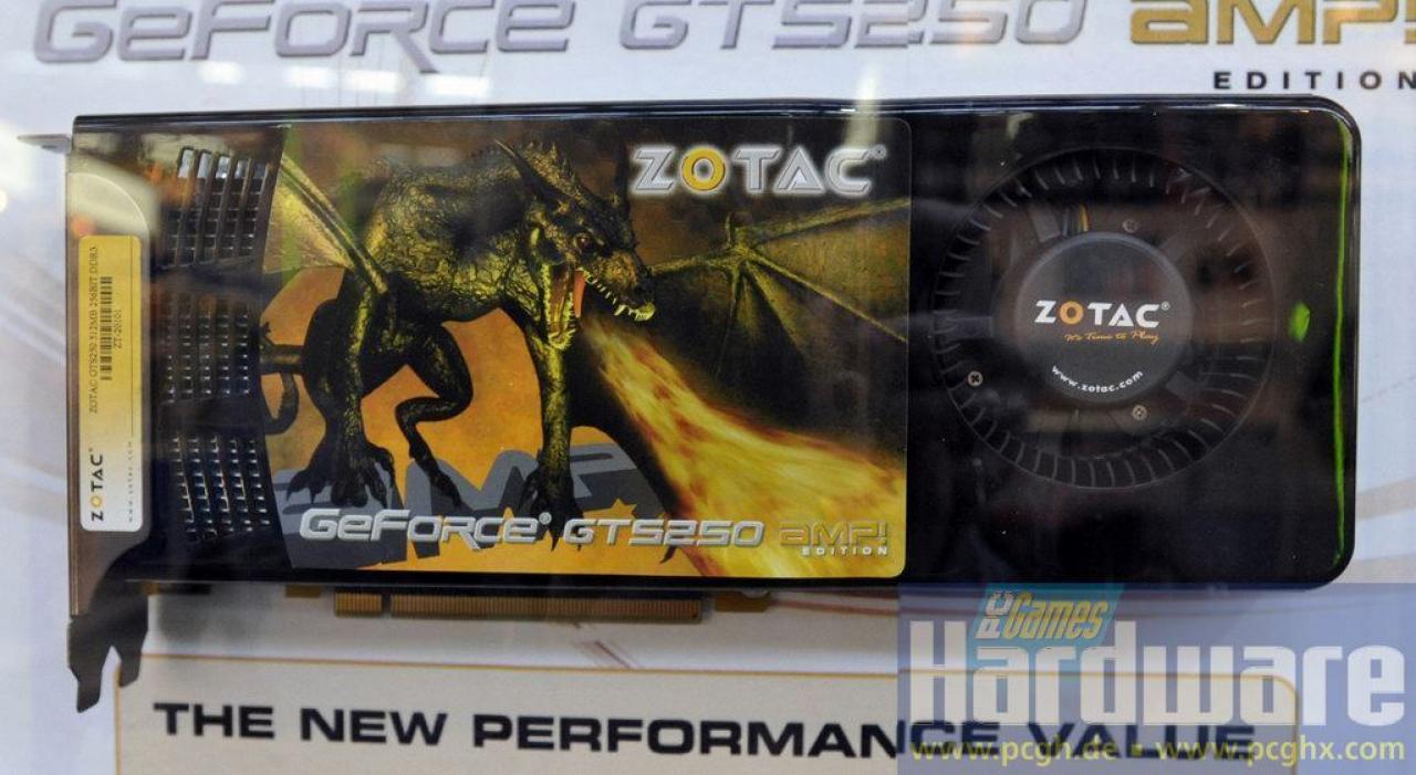 [07/03/2009] Cebit 2009: Die schönsten Grafikkarten der Messe (25) - Zotac GTS 250