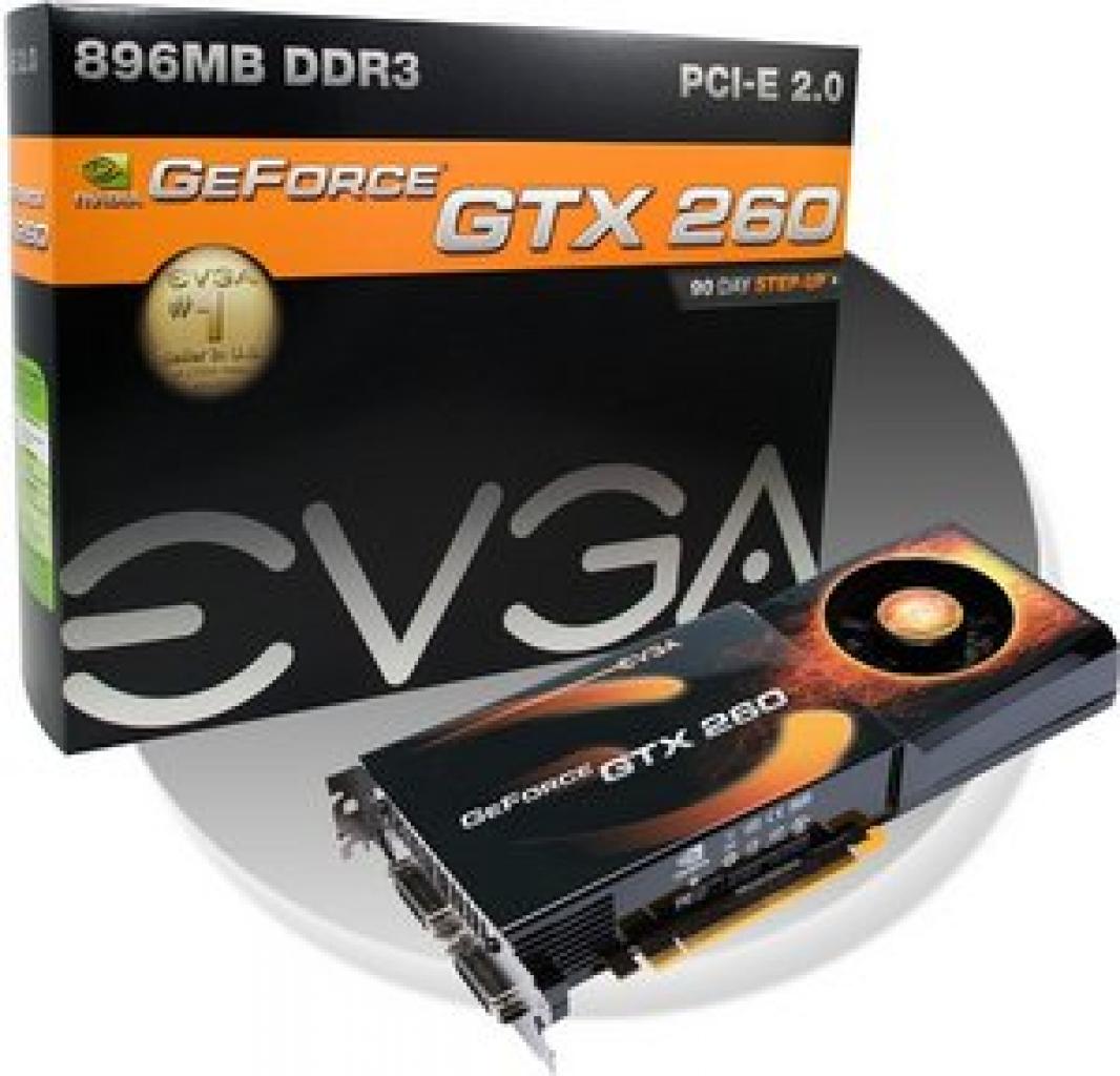 [23/03/2009] Drittgünstigste Geforce GTX 260-192 im PCGH-Preisvergleich: Evga E-Geforce GTX 260