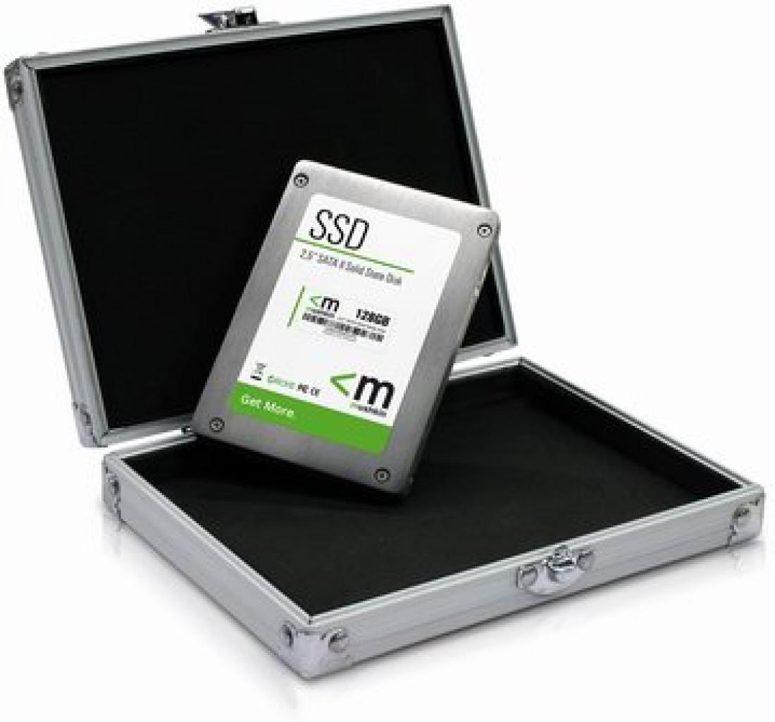 [14/03/2009] Europa-SSDs von Mushkin im edlen Alu-Koffer