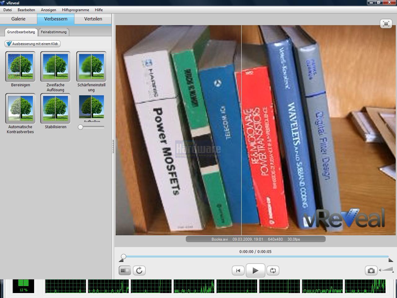[23/03/2009] vReveal von MotionDSP: Verbesserung der Bildqualität von Videos - optional mithilfe CUDAs und der GPU um ein Vielfaches beschleunigt. (12)