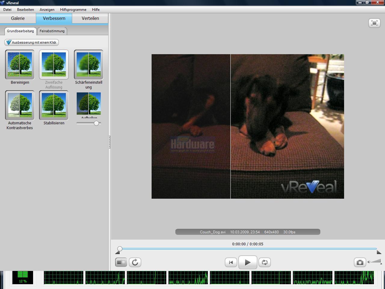 [23/03/2009] vReveal von MotionDSP: Verbesserung der Bildqualität von Videos - optional mithilfe CUDAs und der GPU um ein Vielfaches beschleunigt. (14)