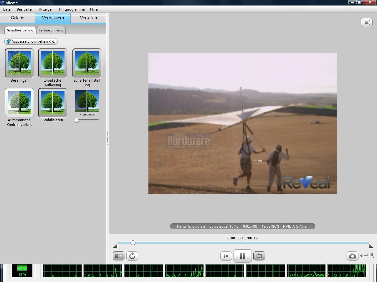 [23/03/2009] vReveal von MotionDSP: Verbesserung der Bildqualität von Videos - optional mithilfe CUDAs und der GPU um ein Vielfaches beschleunigt. (16)