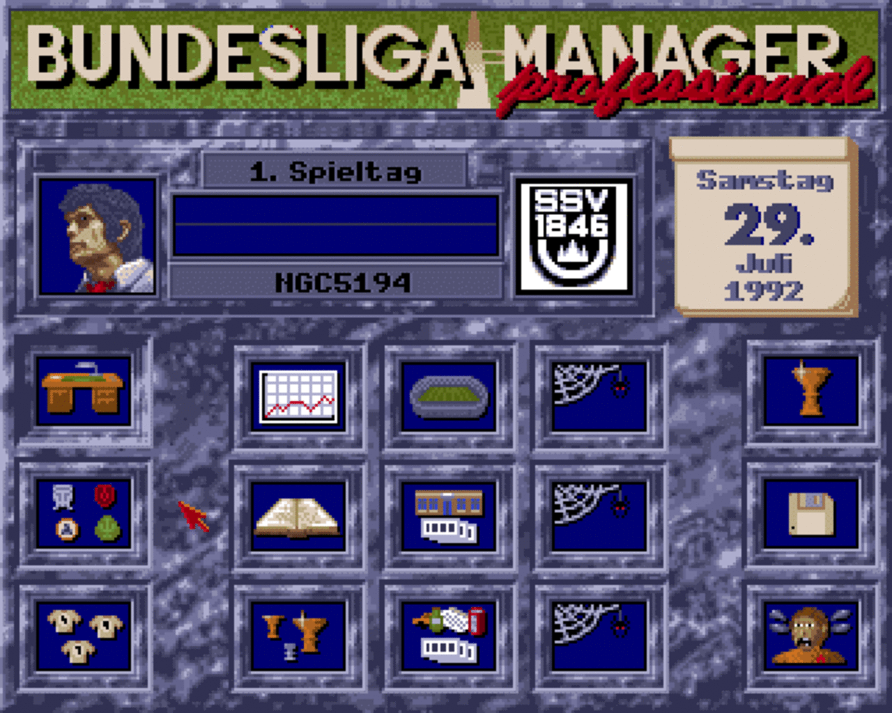 [16/04/2009] Bundesliga Manager Professional, 1991, Software 2000/Kron Simulation Software