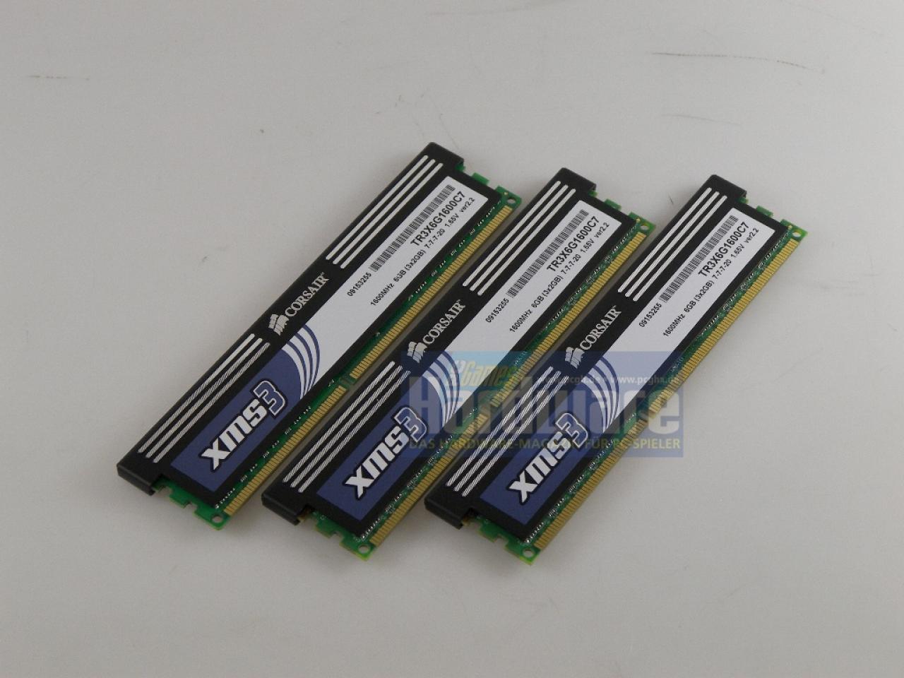 [20/04/2009] Corsair TR3X6G1600C7 mit neuem Heatspreader
