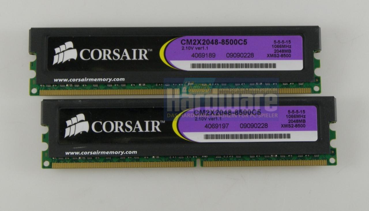 [09/04/2009] DDR2-1066: Corsair TWIN2X4096-8500C5
