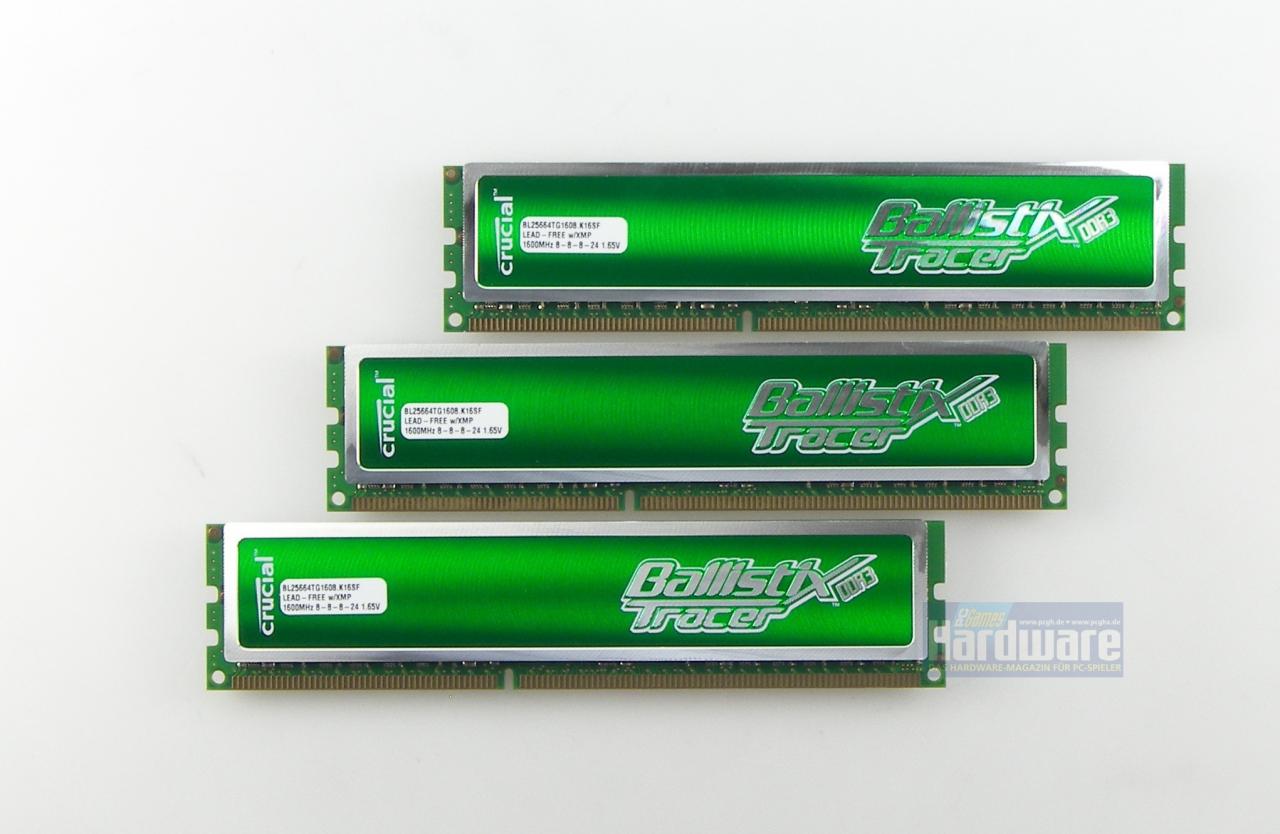 [09/04/2009] DDR3-1600: Crucial BL25664TG1608