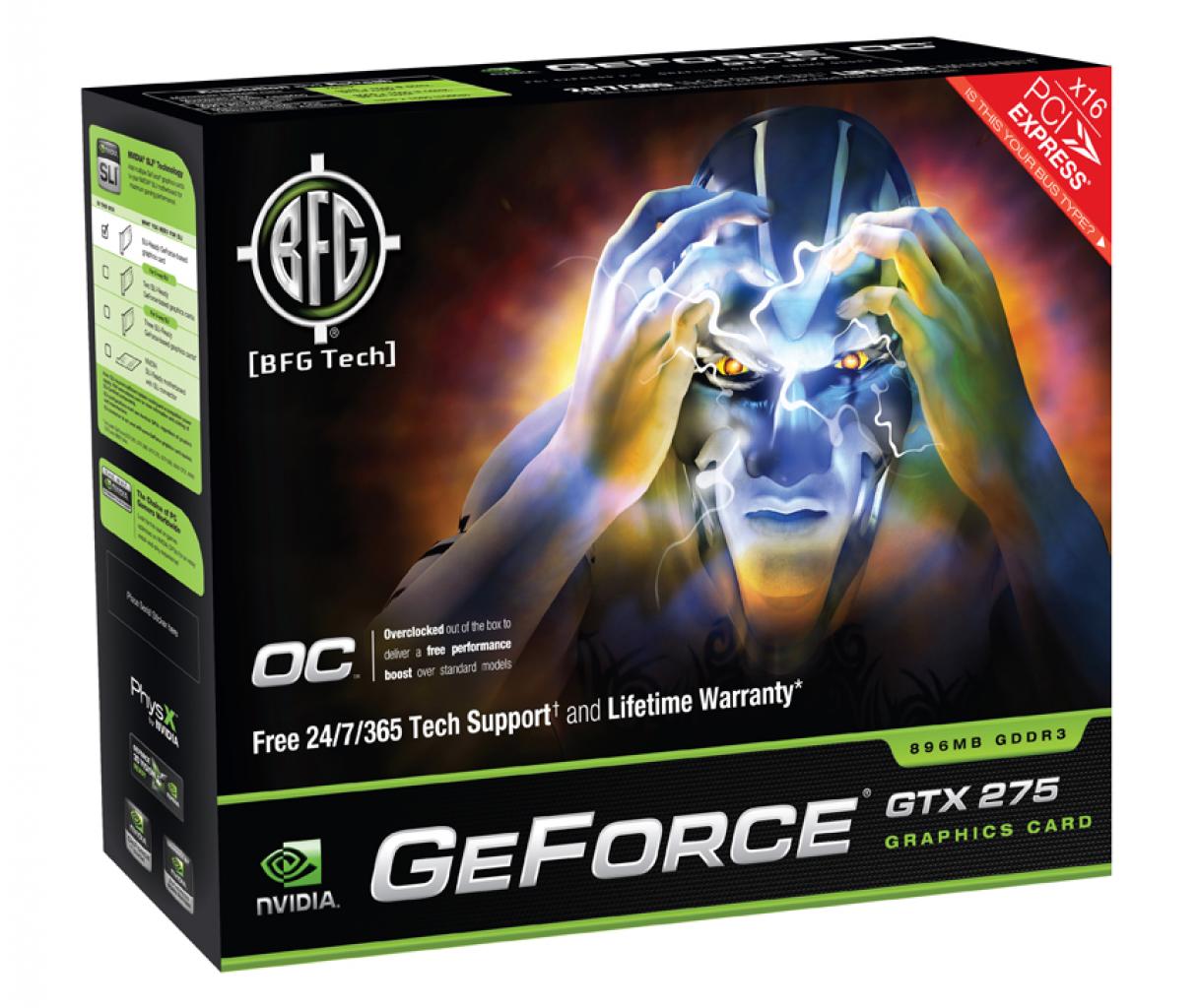 [05/04/2009] Verpackung der Bfg Geforce GTX 275 OC.