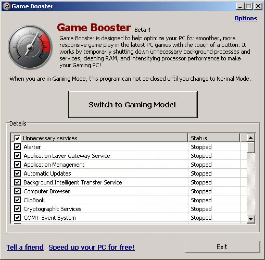 [17/04/2009] Game Booster (1)