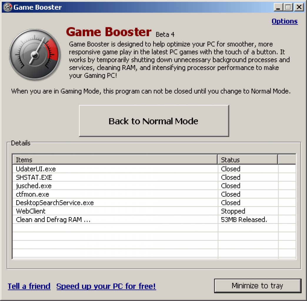 [17/04/2009] Game Booster (3)