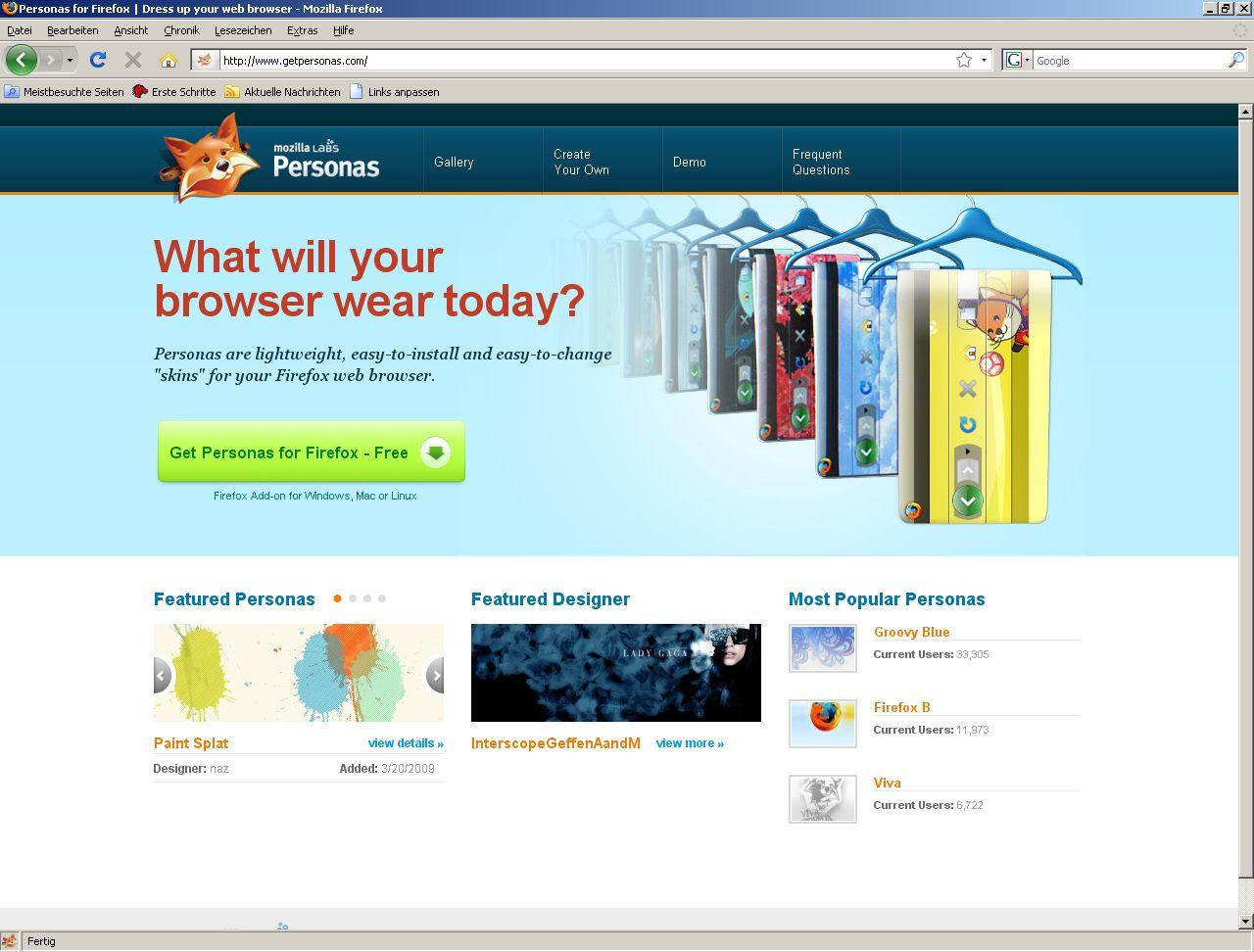[14/04/2009] Firefox Personas