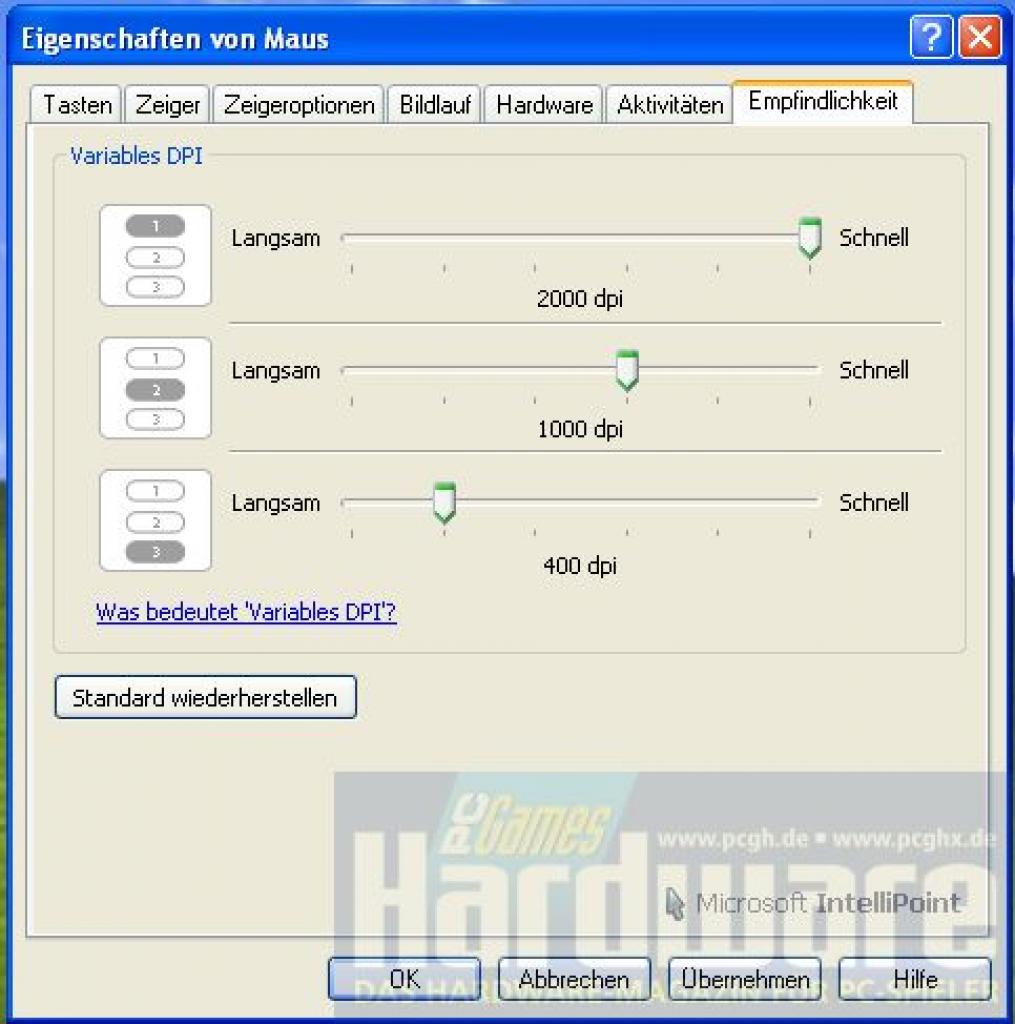 [09/04/2009] Microsoft Sidewinder X3: Die Intellipoint Software