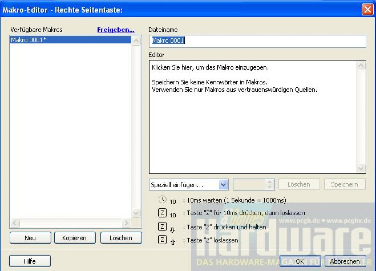 [09/04/2009] Microsoft Sidewinder X3: Die Intellipoint Software