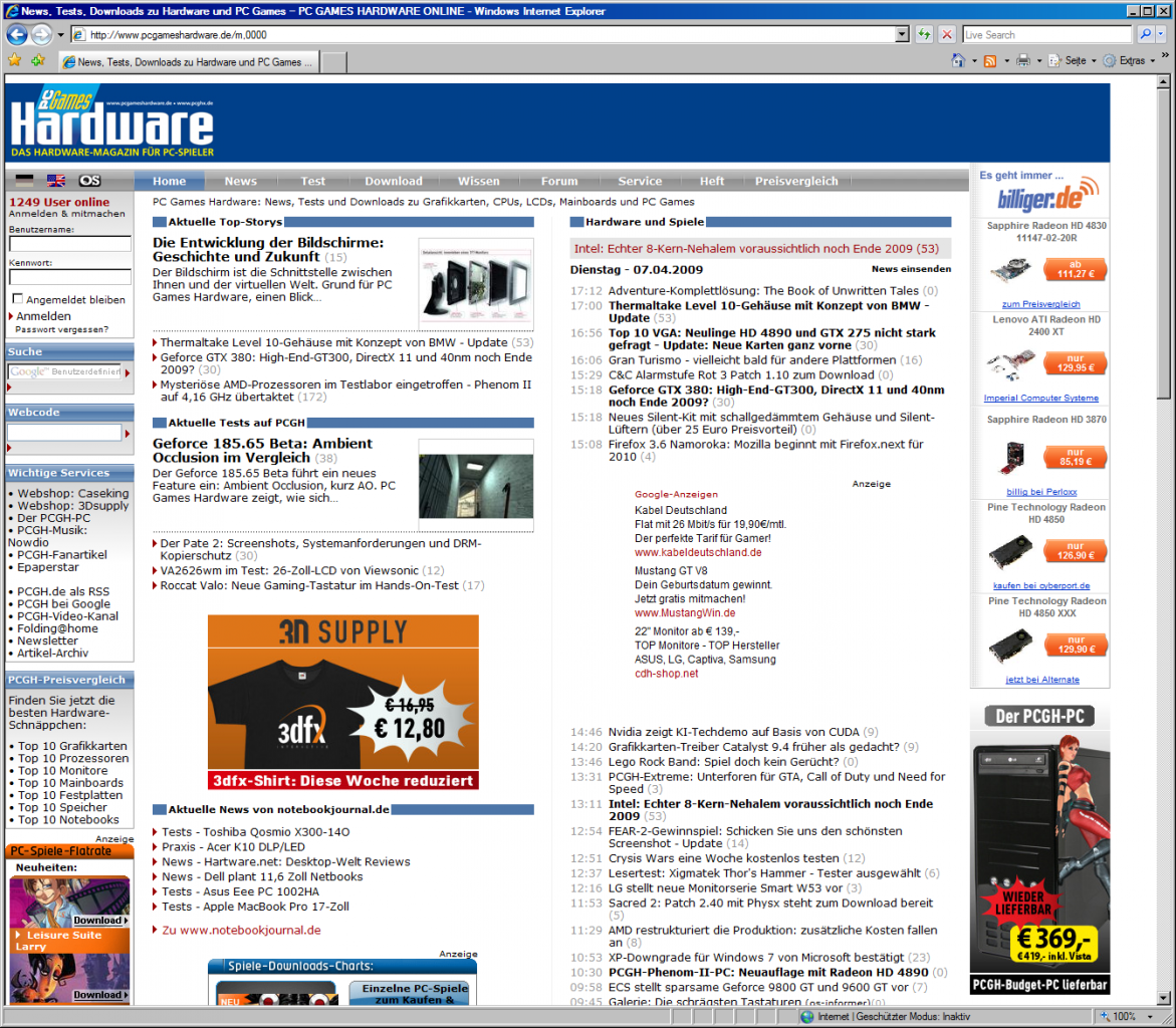 [08/04/2009] Internet Explorer 7