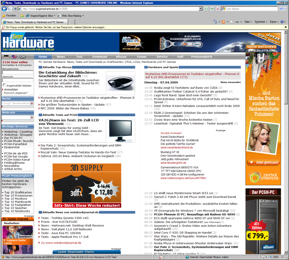 [08/04/2009] Internet Explorer 8