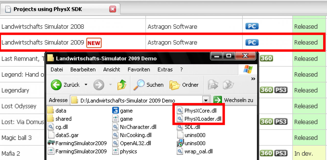 [15/04/2009] Landwirtschafts-Simulator 2009 Demo: Physik dank Physx