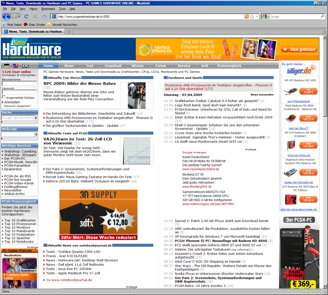 [08/04/2009] Minefeld 3.6a1pre (Firefox x64)