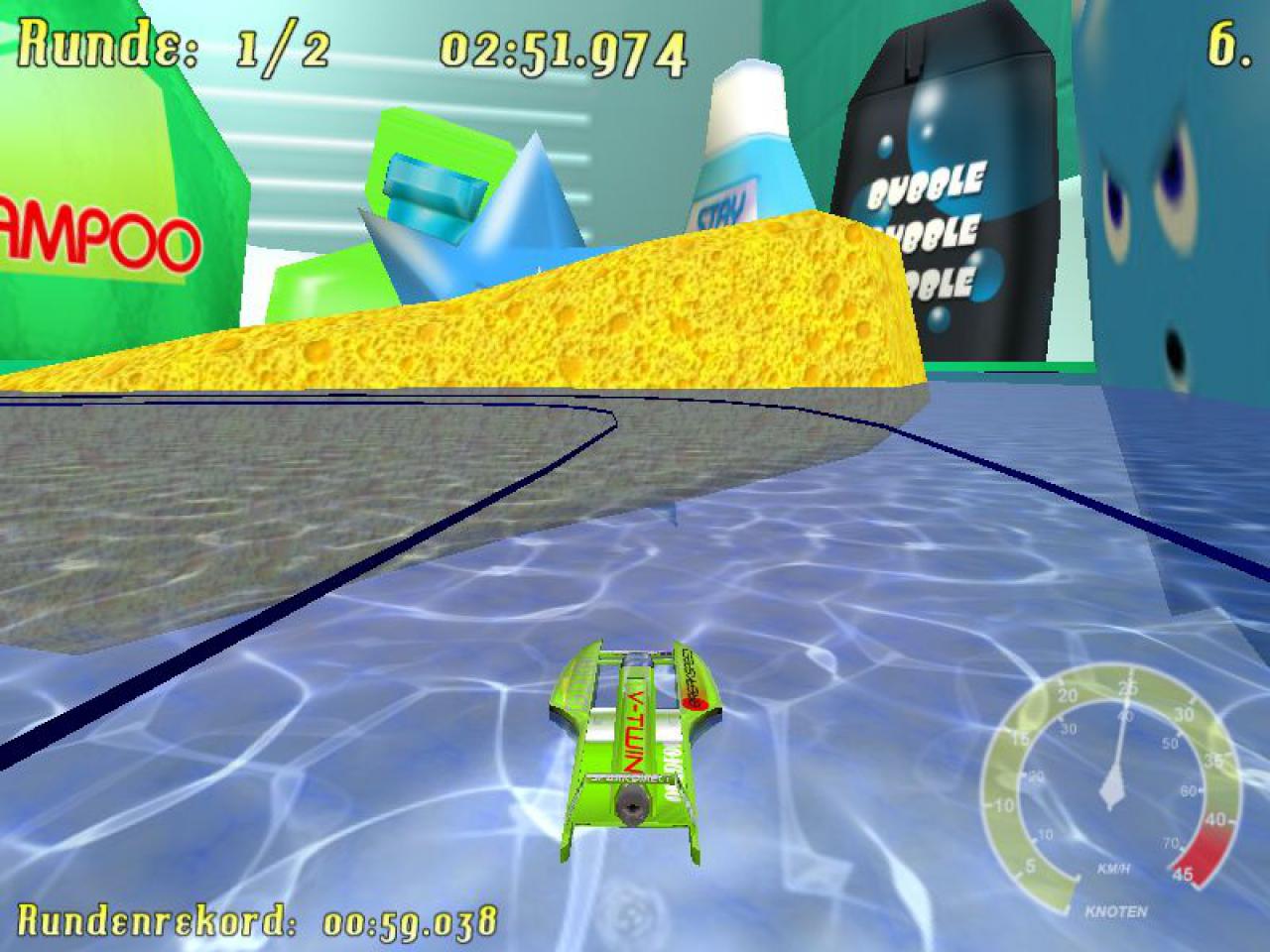 [21/04/2009] Modellboot 3D: Mit Modellbooten über das Wasser kacheln