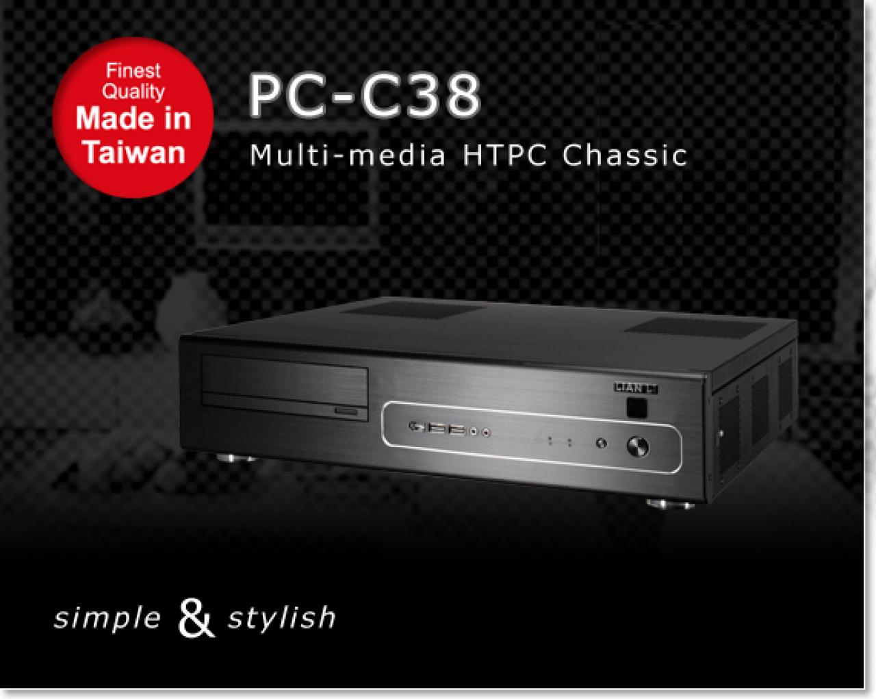 [03/04/2009] neu vorgestelles Lian-Li PC-C38 HTPC-Gehäuse (6)