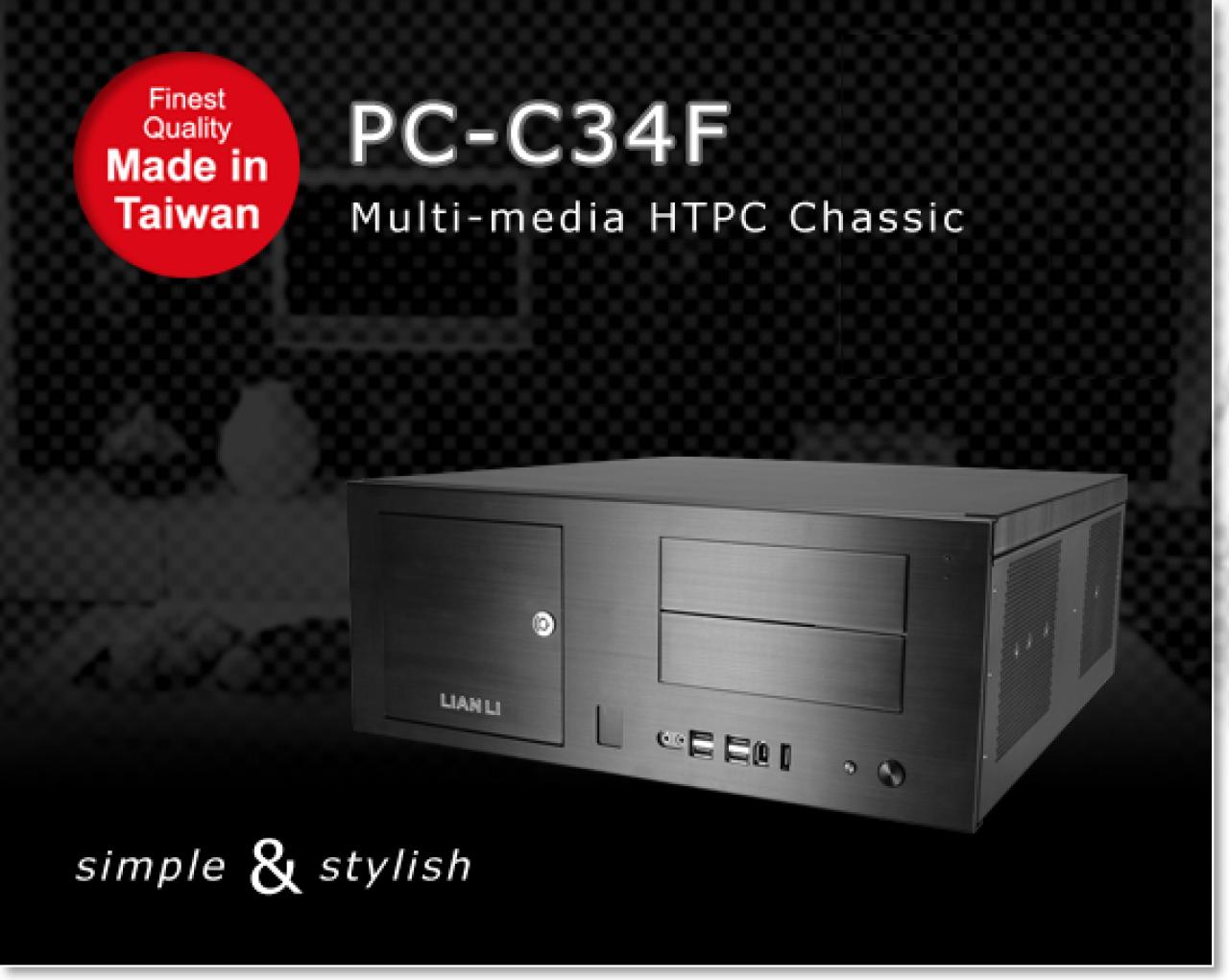 [03/04/2009] neu vorgestelles Lian-Li PC-C34F HTPC-Gehäuse (3)