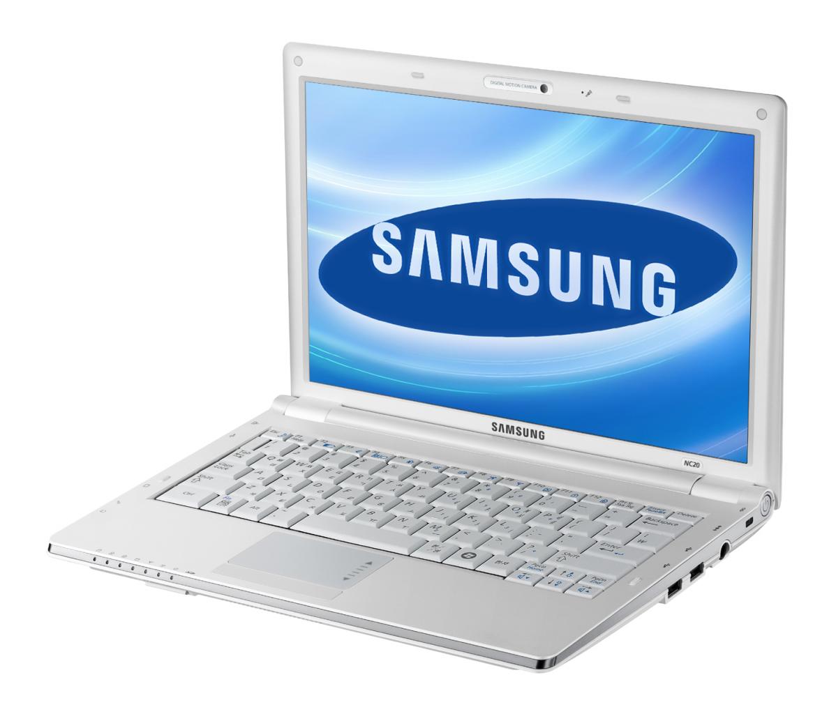[30/04/2009] Samsung NC20: Pressbild des Netbooks mit Via Nano-Prozessor (2)
