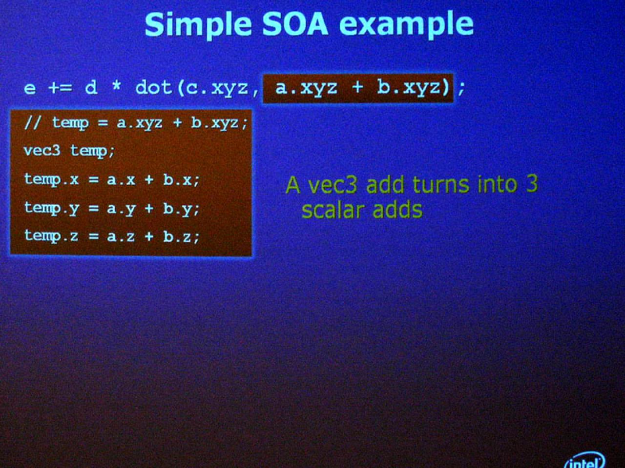[01/04/2009] Intel Präsentation von der GDC (36)