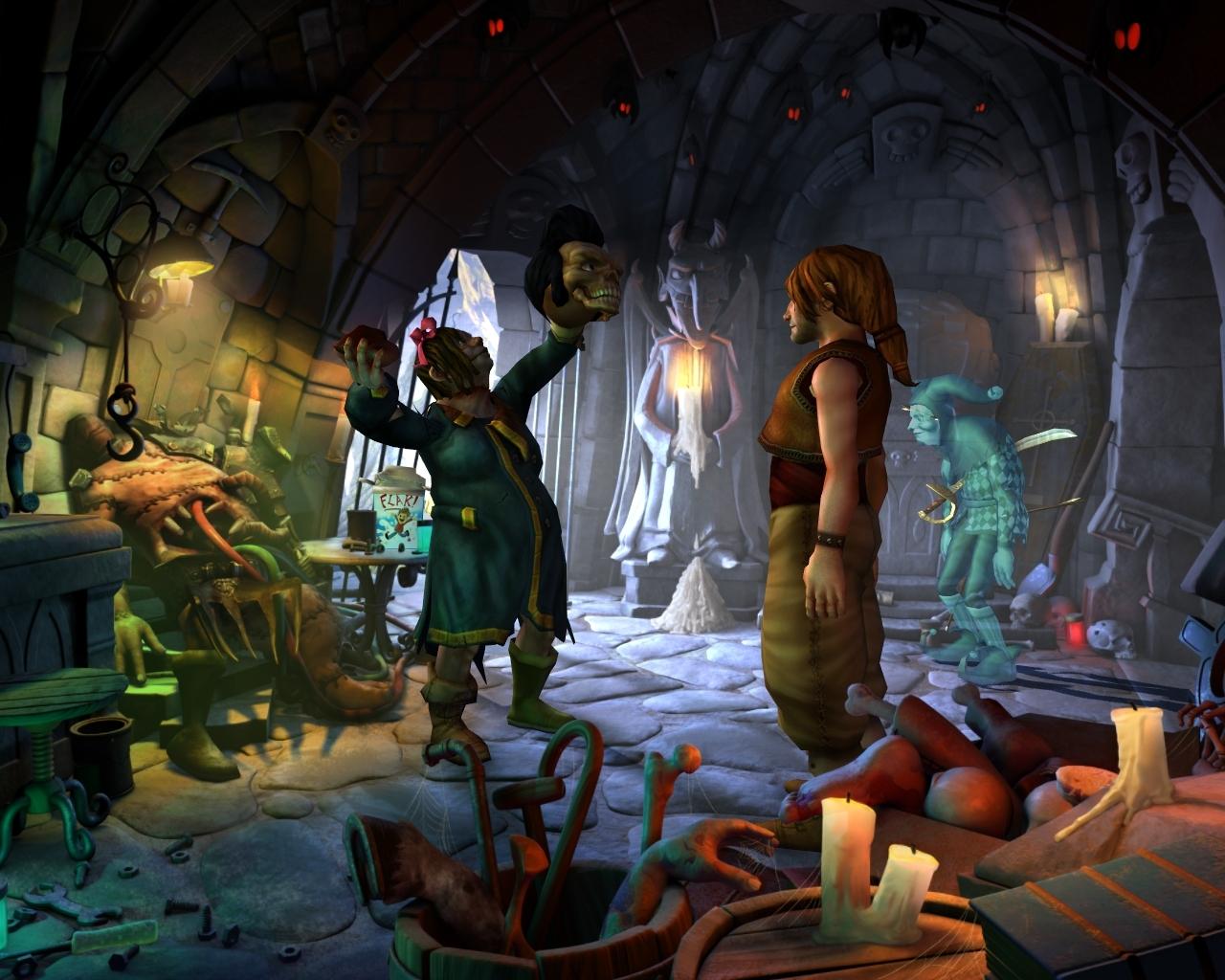 [06/04/2009] Auch The Book of Unwritten Tales (2009) hat eine gute deutsche Synchro. Selbst auf Nebenrollen sind Hochkaräter wie Wolfgang Völz, die deutsche Stimme von Walter Matthau, Mel Brooks und Ernest Borgnine, besetzt. 