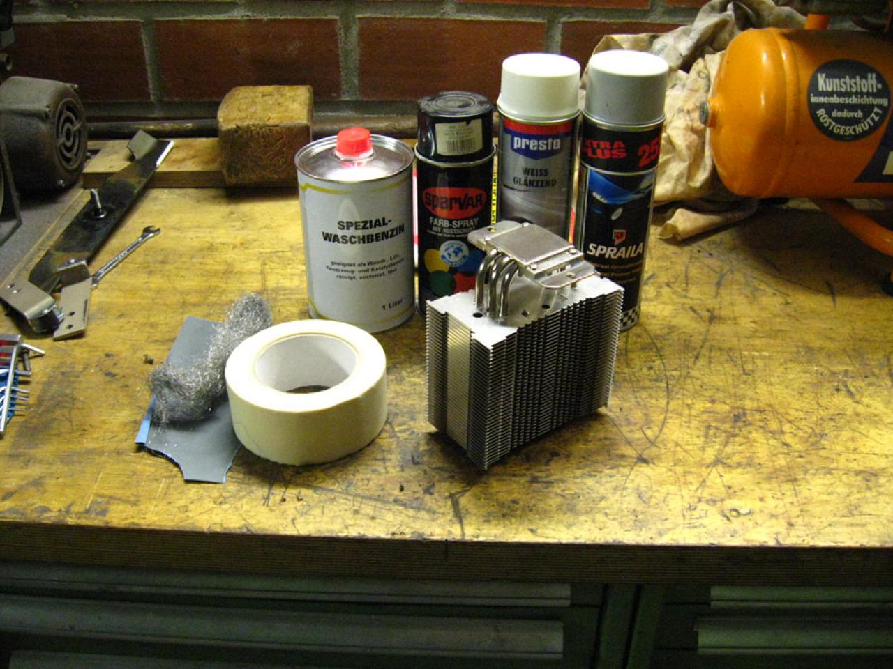 [19/04/2009] Kühler-Mod: Noctua NH-U12P wird lackiert (2)