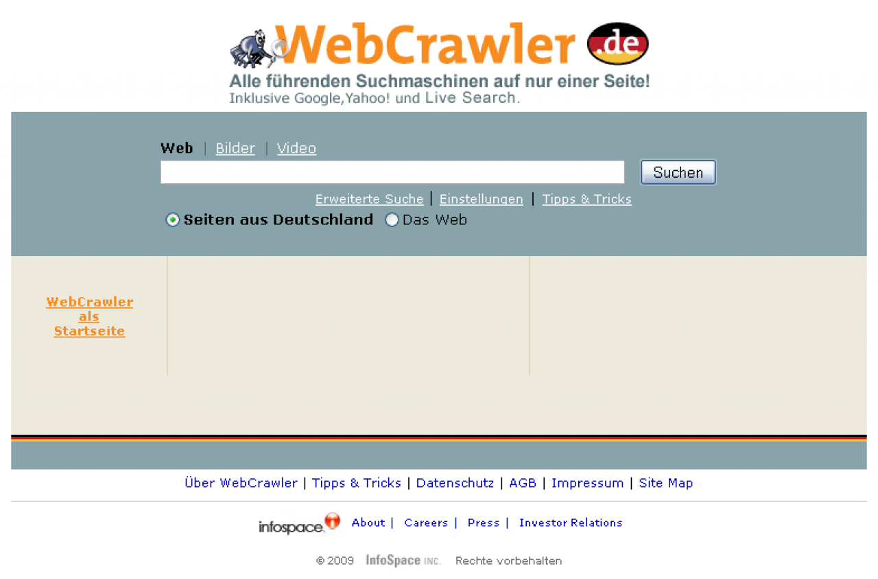 [17/04/2009] Der Webcrawler heute