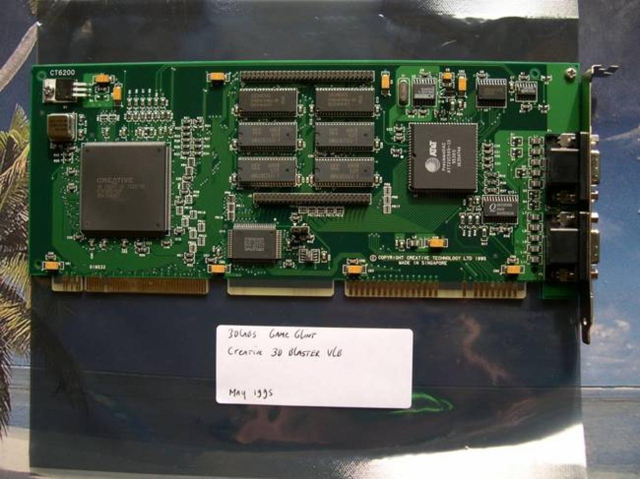 [05/05/2009] Creative 3DBlaster mit Game Glint. Eines der seltenen Exemplare aus der Sammlung bei tga3dx.com