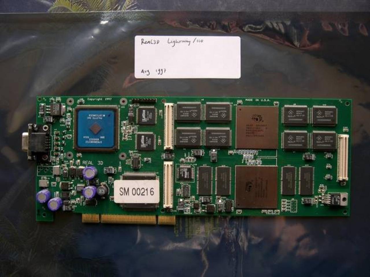 [05/05/2009] Real 3D Lightning 100 -Protoyp. Eines der seltenen Exemplare aus der Sammlung bei tga3dx.com