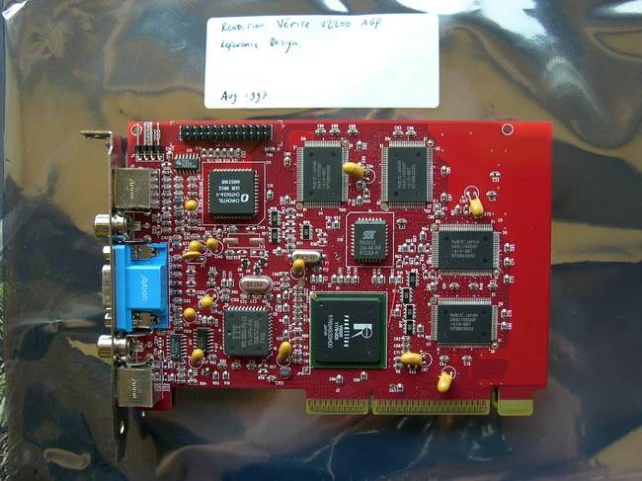 [05/05/2009] Rendition Veritè V2200 Referenzboard. Eines der seltenen Exemplare aus der Sammlung bei tga3dx.com