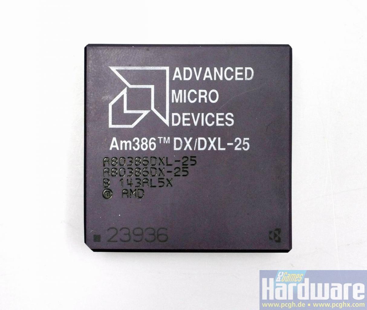 [14/05/2009] AMD Am386 DX/DXL-25 Oberseite