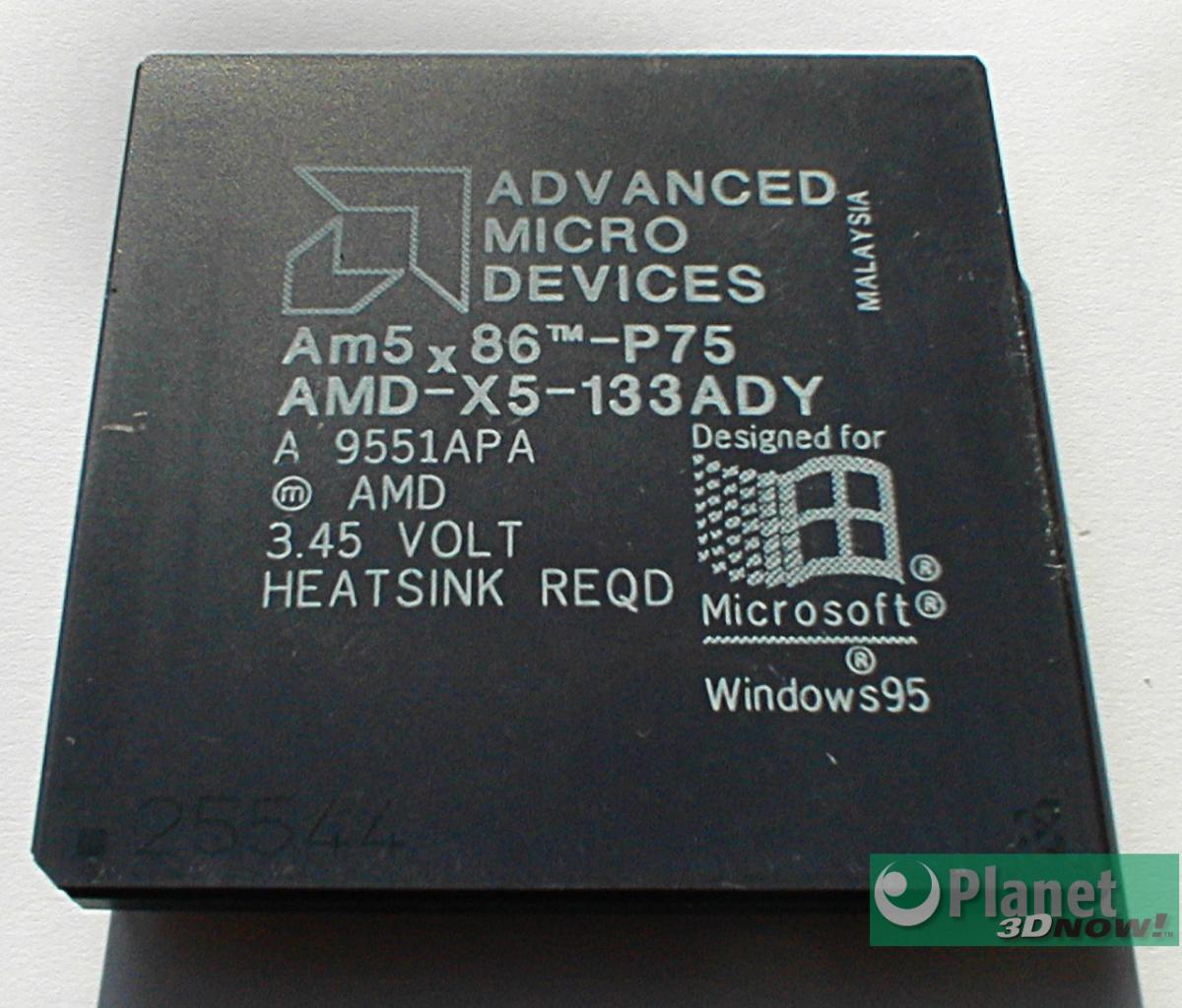 [07/05/2009] AMD Am5x86 (1995) -Oberseite