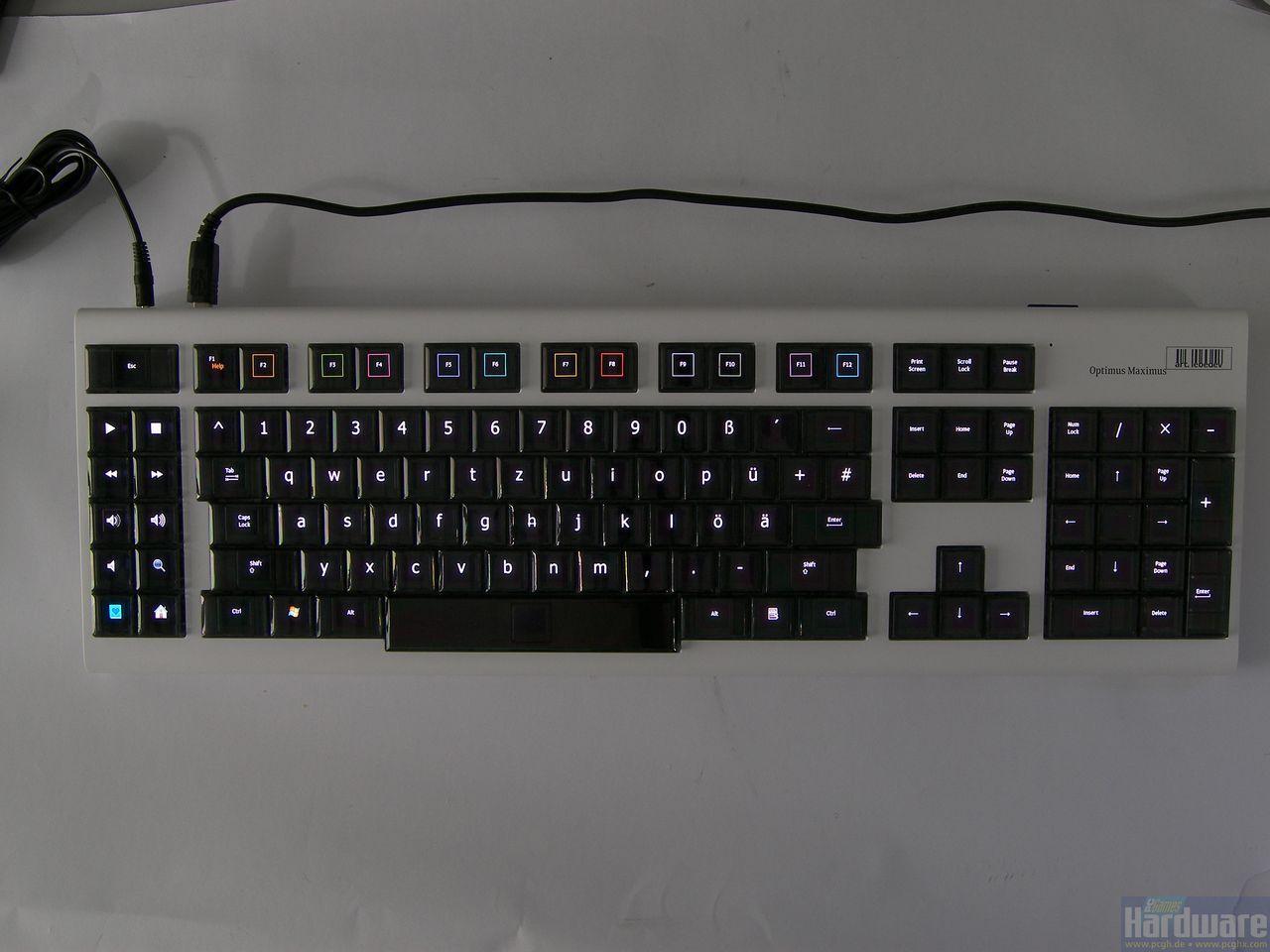 [15/05/2009] Neu im Testlabor: Die Edel-Tastatur Optimus Maximus (3)