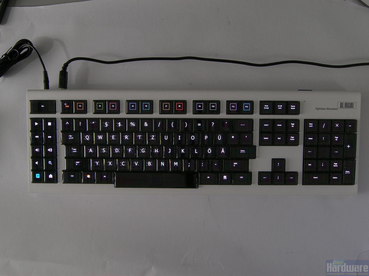 [15/05/2009] Neu im Testlabor: Die Edel-Tastatur Optimus Maximus (4)
