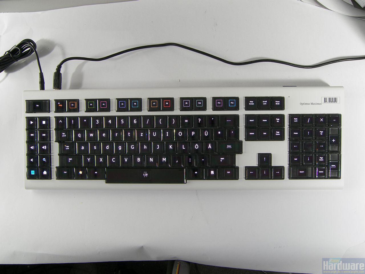 [15/05/2009] Neu im Testlabor: Die Edel-Tastatur Optimus Maximus (14)