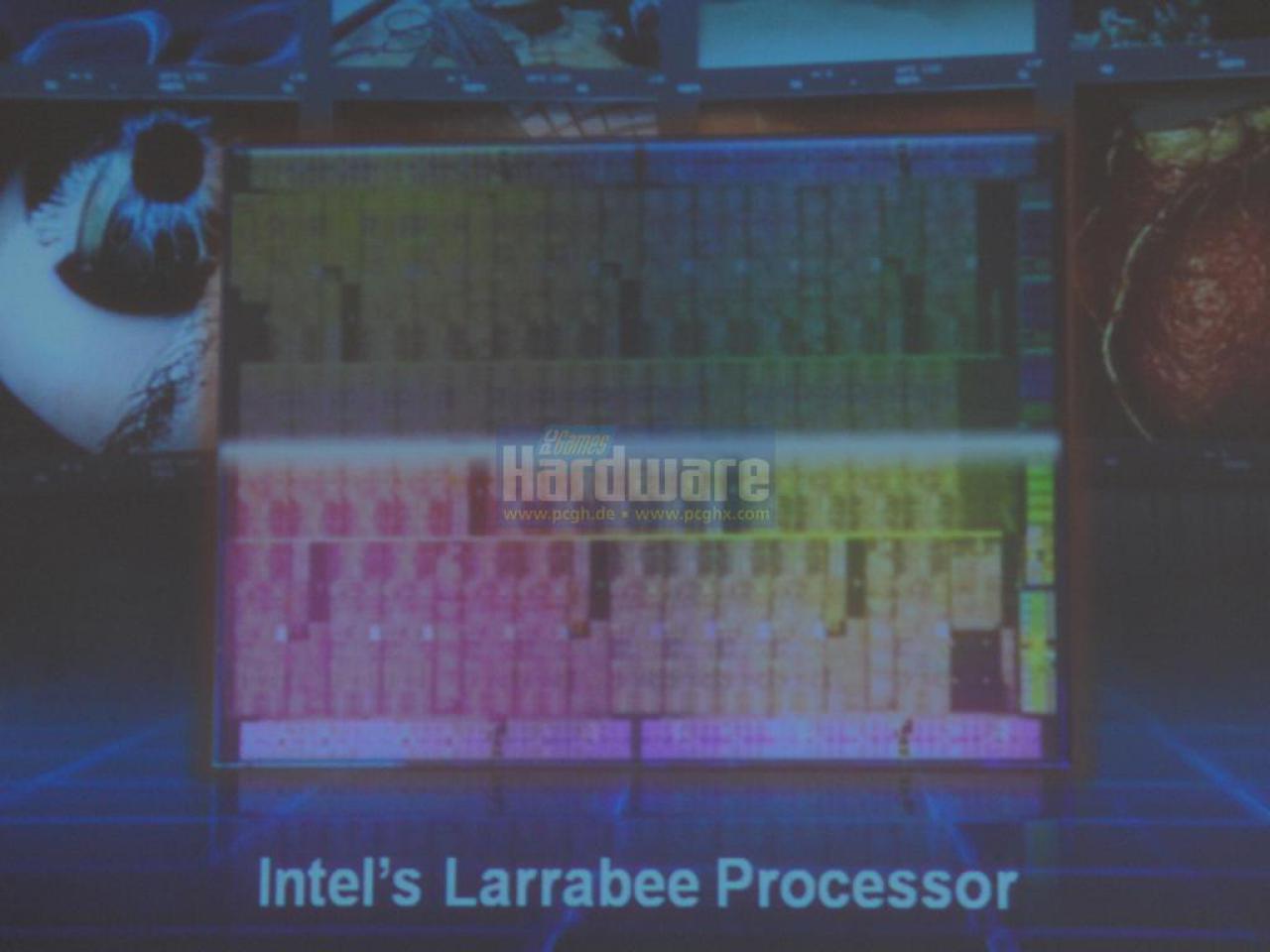 [12/05/2009] Intel zeigt den ersten Larrabee-Die-Shot auf der Eröffnung des Visual Computing Institute an der Universität des Saarlandes. (5)