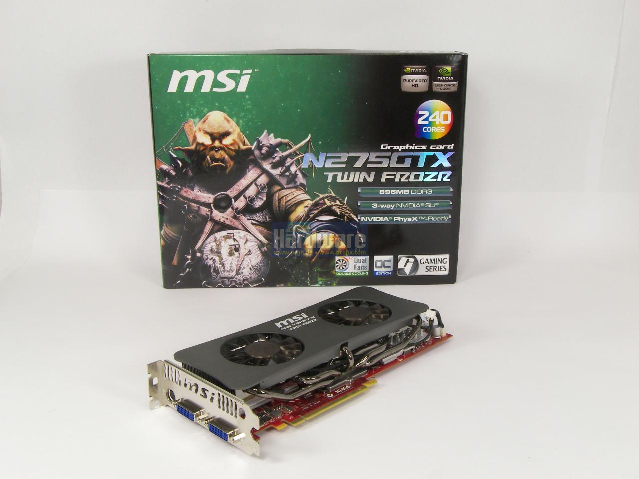 [04/05/2009] MSI Geforce GTX 275 Twin Frozr und GTX 285 Superpipe neu im Testlabor