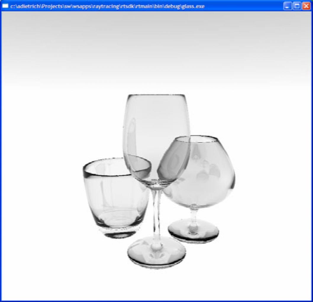 [08/05/2009] Raytracing-Techdemo: Glass (2009)