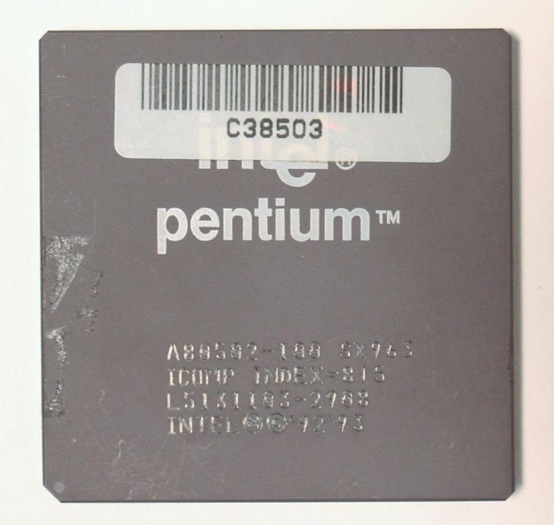 [29/05/2009] Der Ur-Pentium wurde zum ersten Prozessor, der auch Laien ein Begriff war.