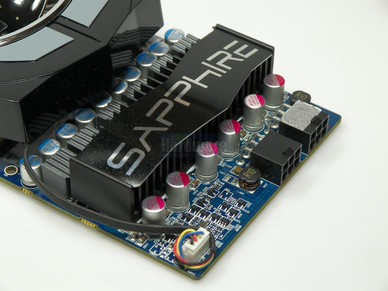 [22/05/2009] Sapphire Radeon HD 4890 Vapor-X: die Rückseite, Stromversorgung (2)