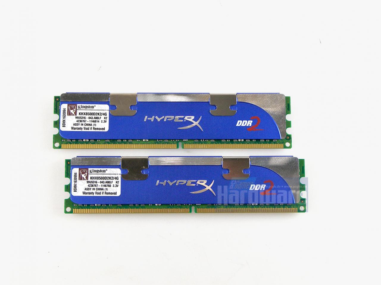 [06/05/2009] DDR2: Kingston Hyper X KHX8500D2K2/4G