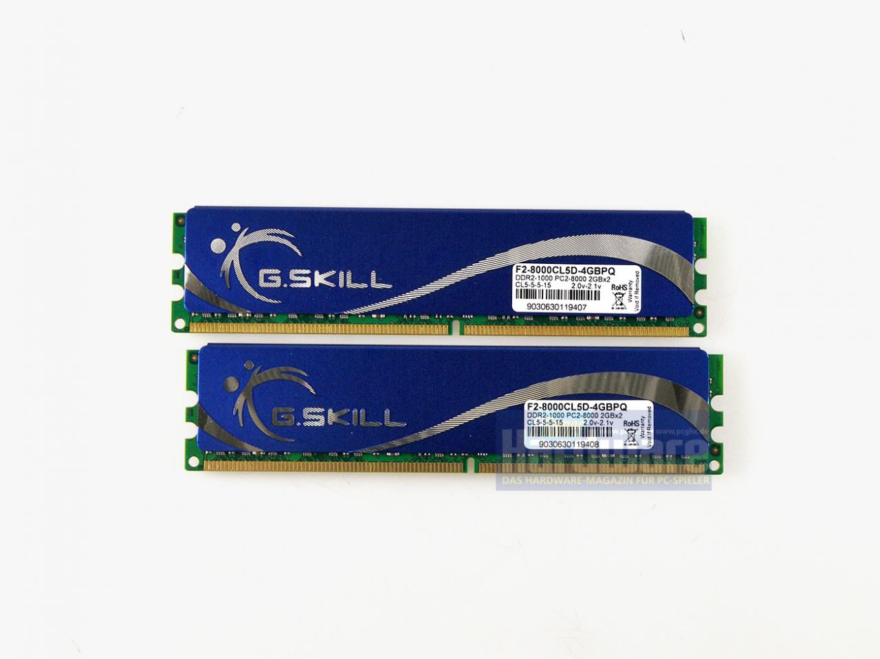 [06/05/2009] DDR2: G.Skill GSkill F2-8000CL5D-4GBPQ (neue Version)