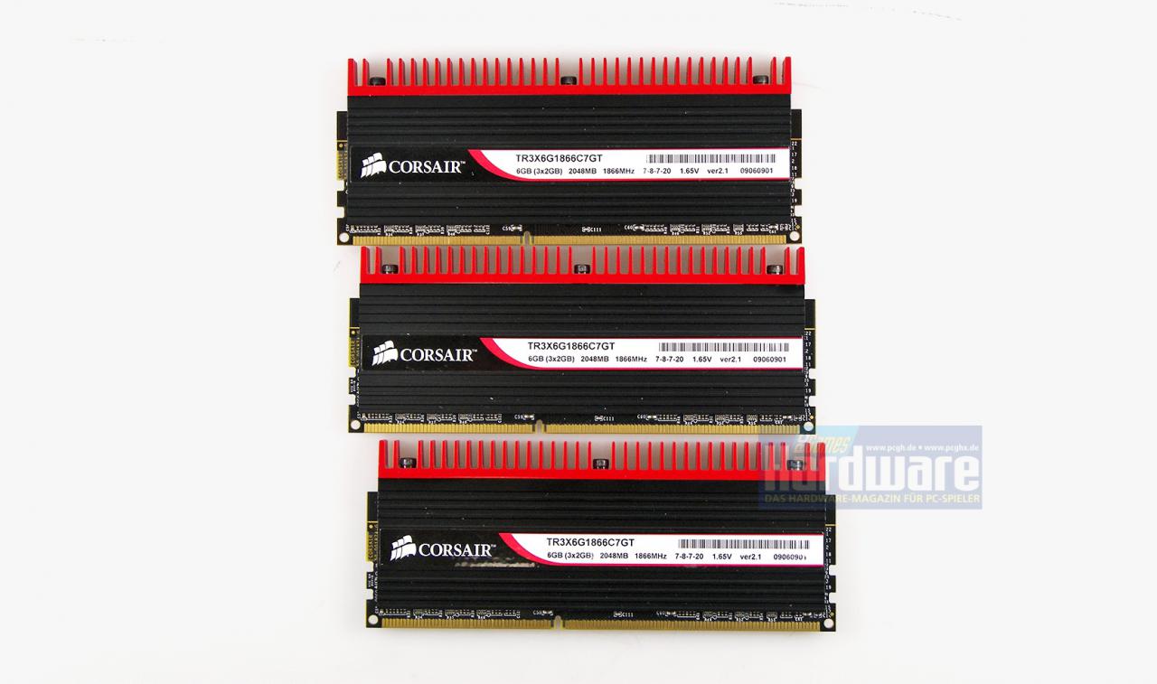 [06/05/2009] DDR3: Corsair Dominator GT TR3X6G1866C7GT