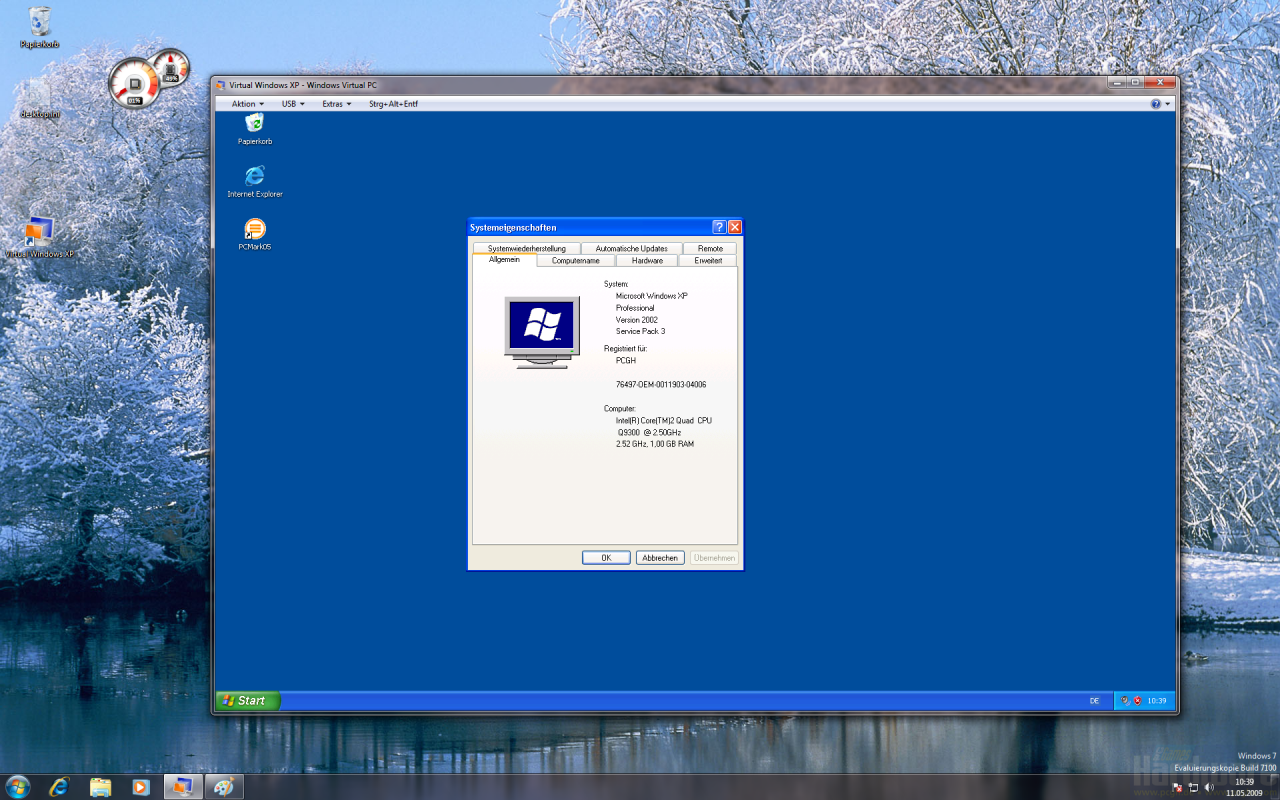 [14/05/2009] Windows 7: Virtual XP Mode im Test (4)