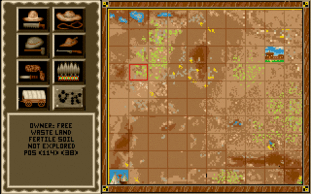 [24/06/2009] Wild West World, 1990: Strategiespiel mit den Western-Stichworten 