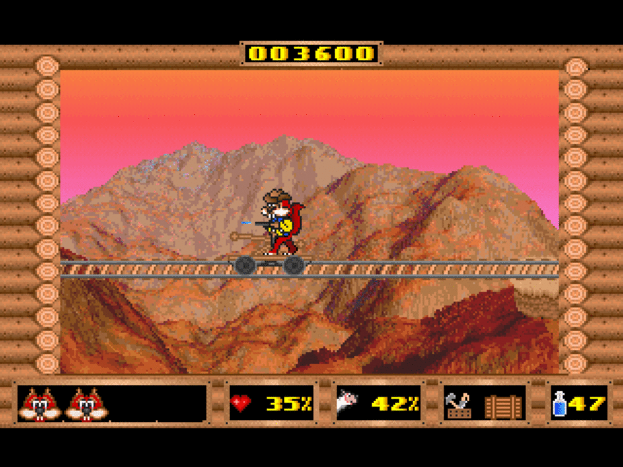[24/06/2009] Skunny: In The Wild West, 1993: Die Shareware-Version von Copysoft bot 2 Levels und weniger Gegner.
