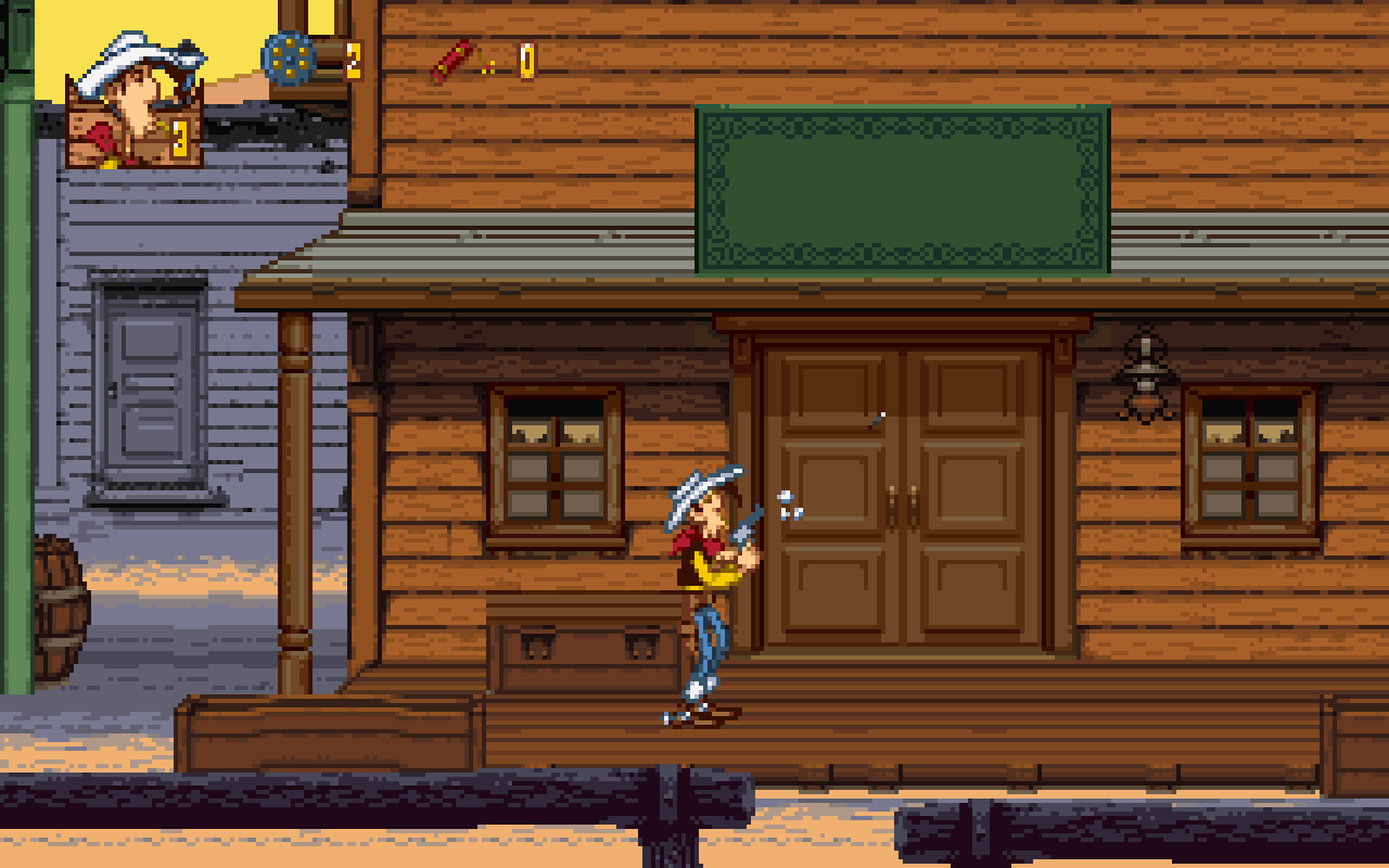 [24/06/2009] Lucky Luke, 1996: Lucky Luke zum Zweiten mit spaßigen Bonusleveln (Minigames).